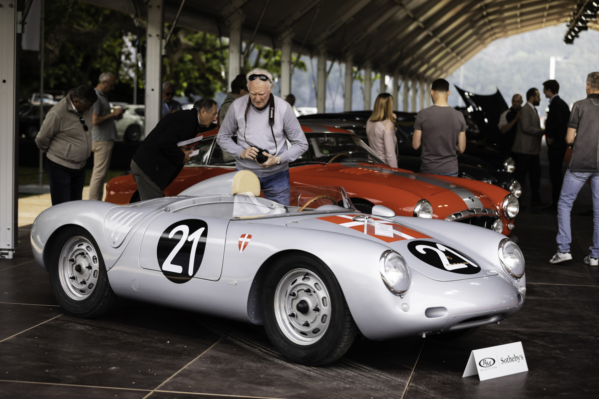 1957 Porsche 550A Spyder offered at RM Sotheby’s Villa Erba live auction 2019